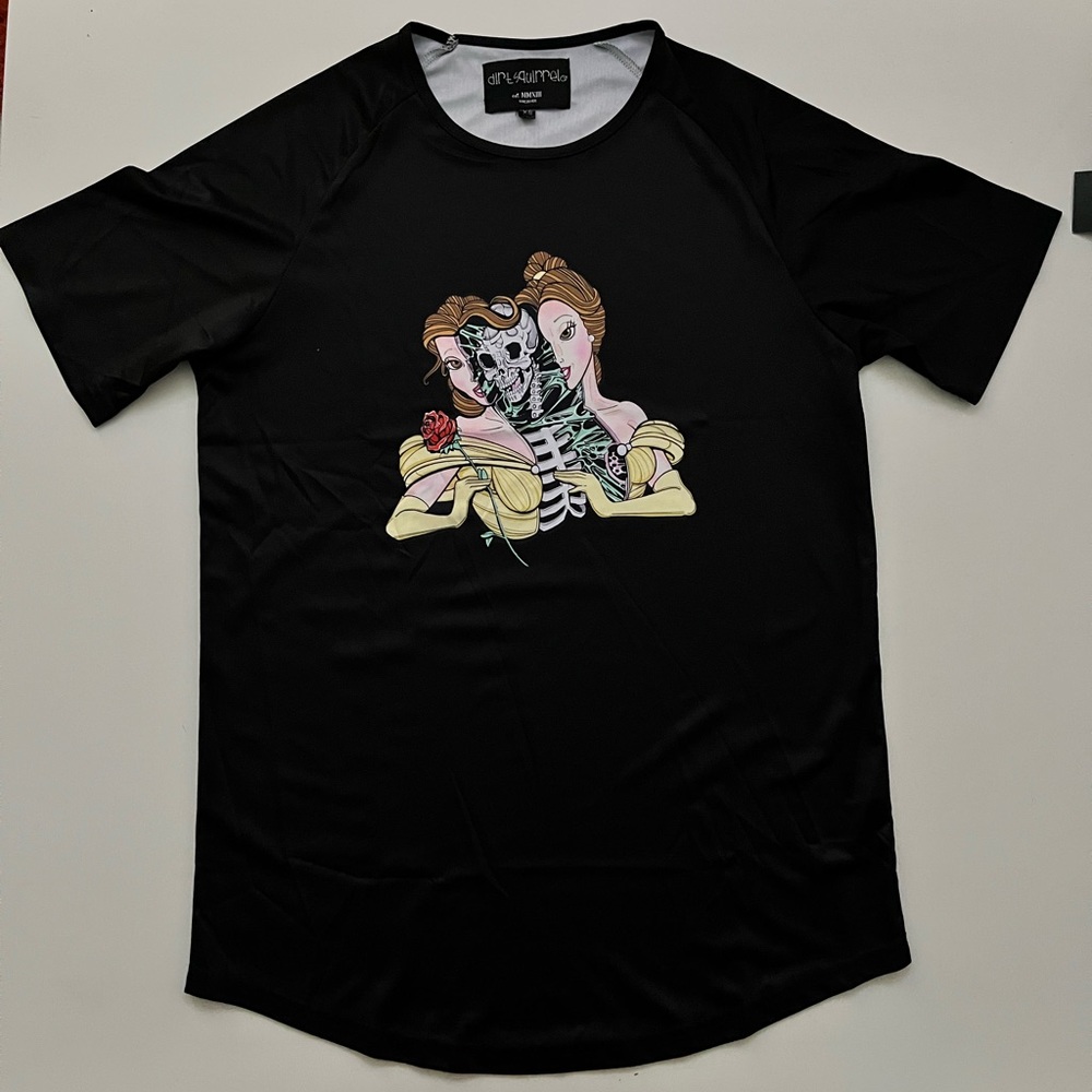 Disney Beauty and the Beast Skeleton Belle Active T-shirt